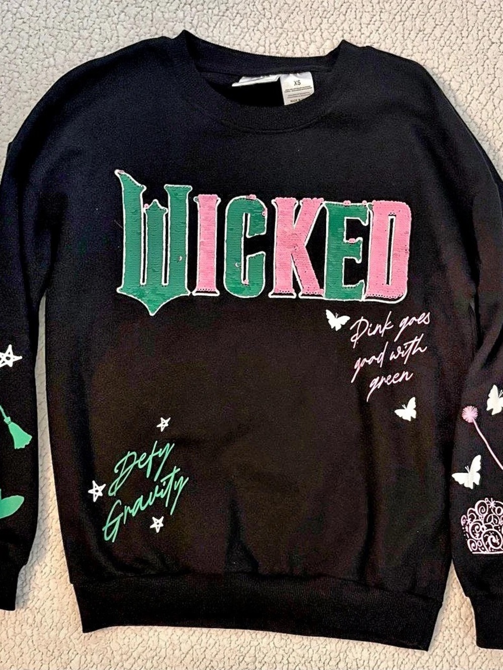 Black Wicked Logo Sweatshirt
